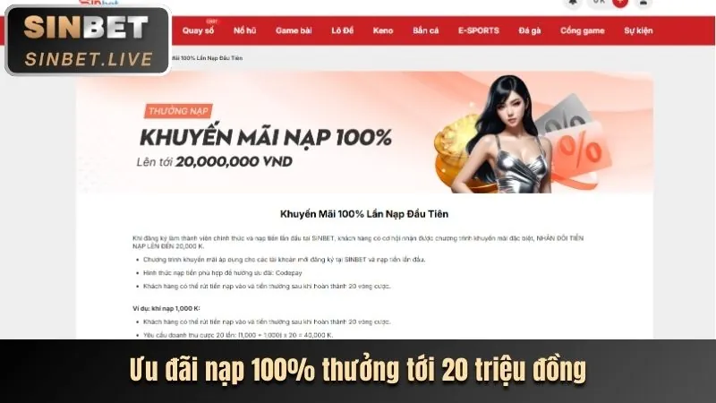 Thưởng Nạp Tiền Độc Quyền nohu90