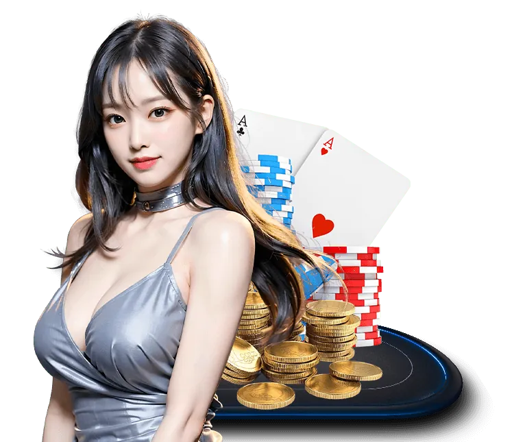 Hình ảnh bàn Blackjack ảo với các lá bài